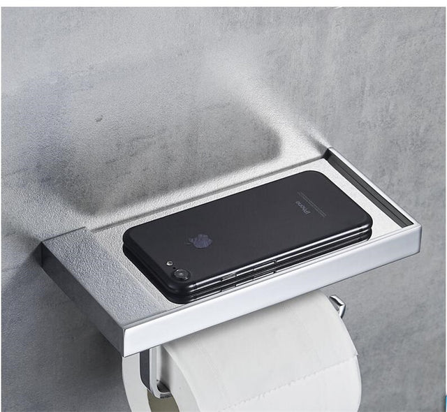 Carvallo – Elegant toalettpappershållare med hyllförvaring Carvallo