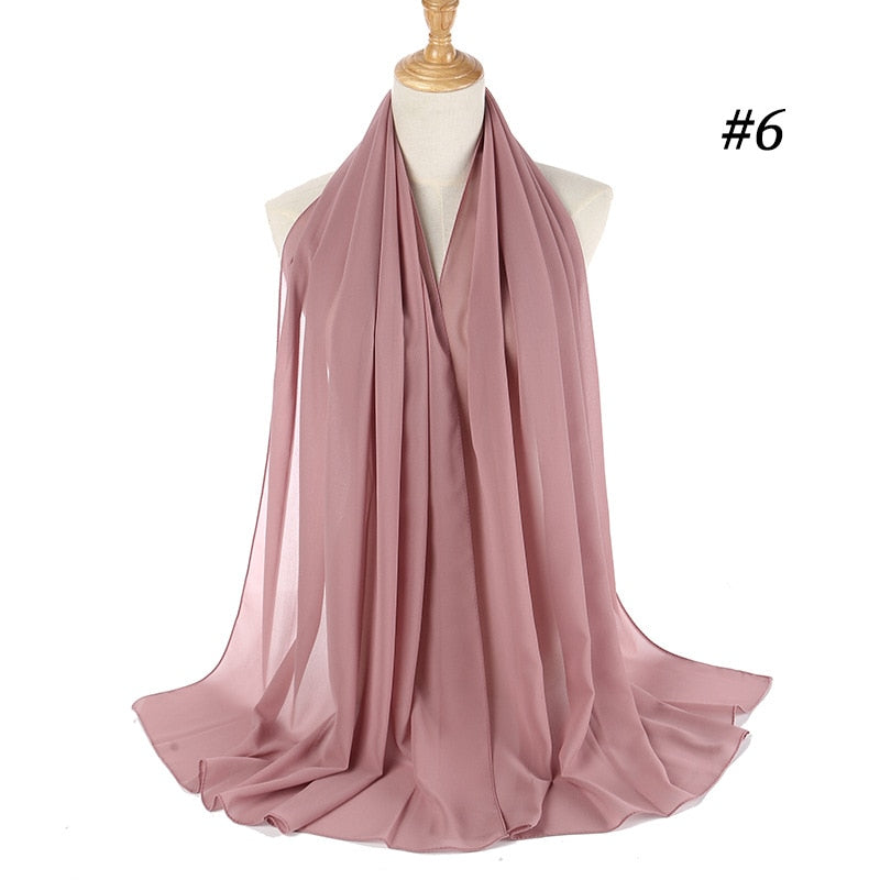 Chiffon Hijab pannband-Clothes for women-Bellasverige-Hemnix