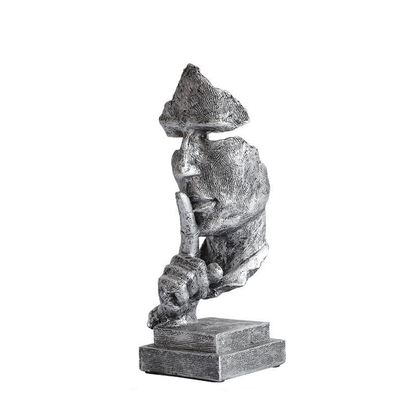 ArtCreativ | Ansiktsstaty - Abstrakt Harsskulptur för Heminredning Carvallo