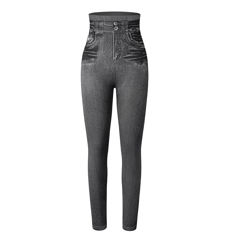 Perfekt passform Jeans Leggings-Clothes for women-Hemnix-Hemnix