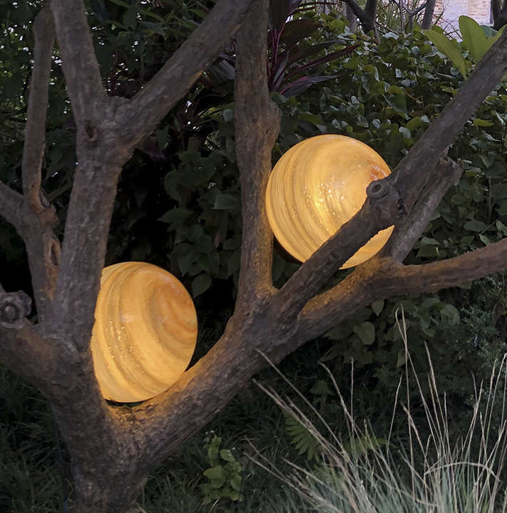 Solar Gräslampa – LED Trädgårdskula Utomhusbelysning, väderbeständig för Trädgård & Terrass Carvallo