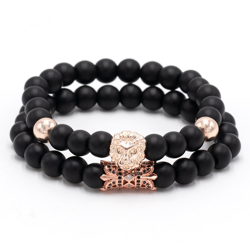 Klassiskt Zorrata armband-Jewelry for men-Hemnix-Rose guld-Hemnix