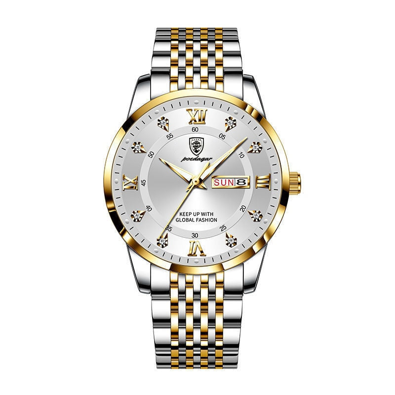 Jean Mallou klocka-Watches for men-Bellasverige-Silver guld-Hemnix