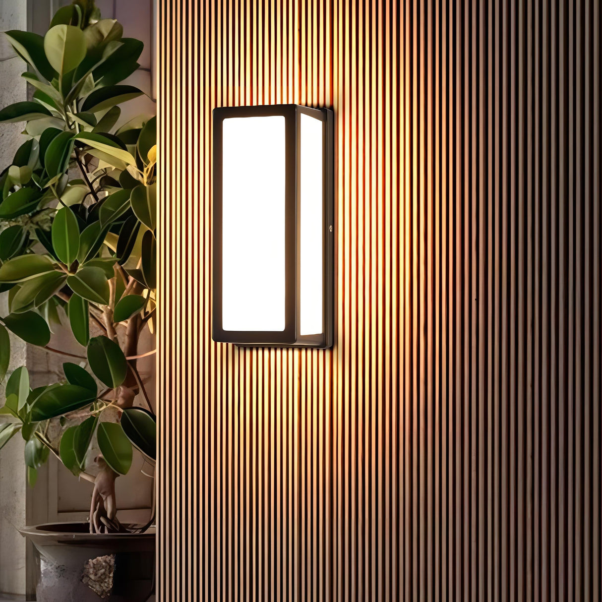 Amabelle - LED Utomhus Rörelse Sensor Vägglampa IP65 Carvallo