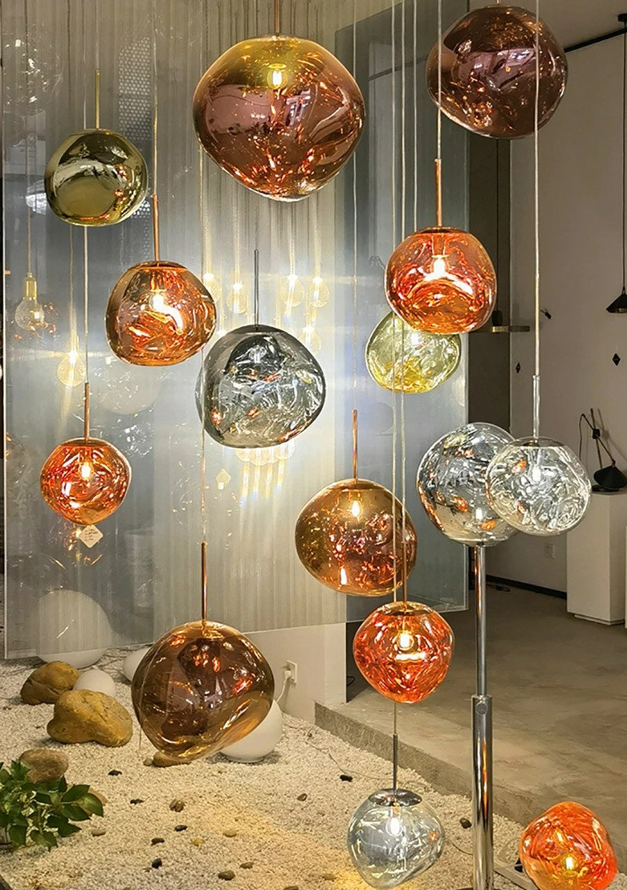 Ljusande Stilla Färgglada Taklampor Carvallo