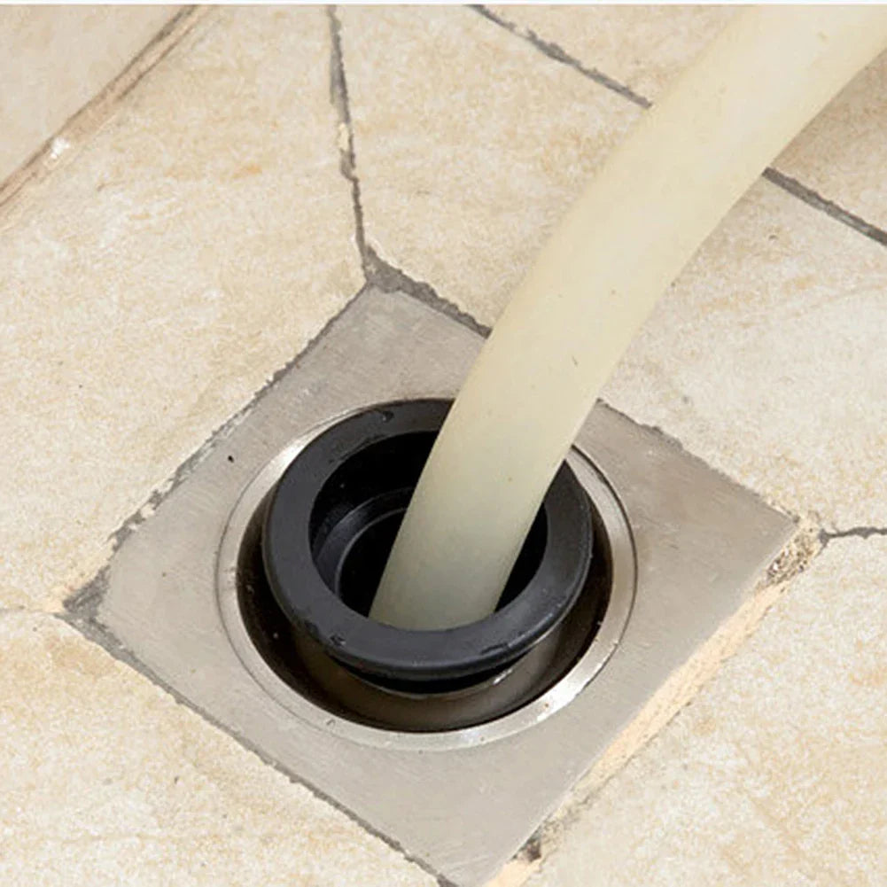 Carvallo Silikon-tätning ring för avloppsrör | Luktskydd & återflödeskydd | För kök, bad, tvättmaskin – 6×3,9×3,8 cm Carvallo