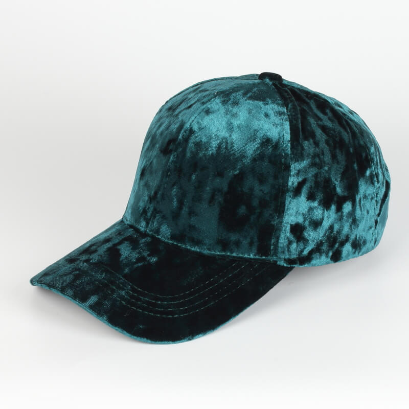 Sammet Kvinnor Cap-Accessories-Hemnix-Teal-Hemnix