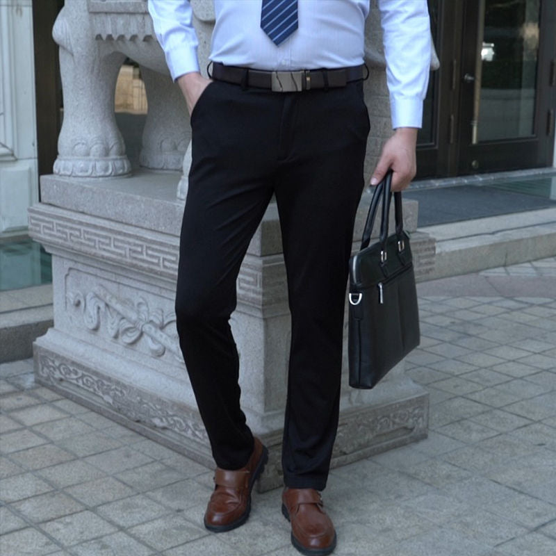 Formella byxor med stretch och skrynkelskydd-Clothes for women-bellasverige-Hemnix