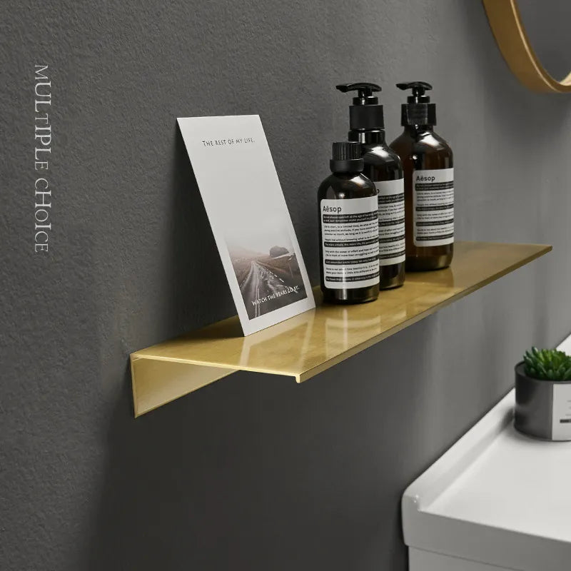 Carvallo – Borstad Aluminium Förvaringshylla med Modern & Minimalistisk Design Carvallo