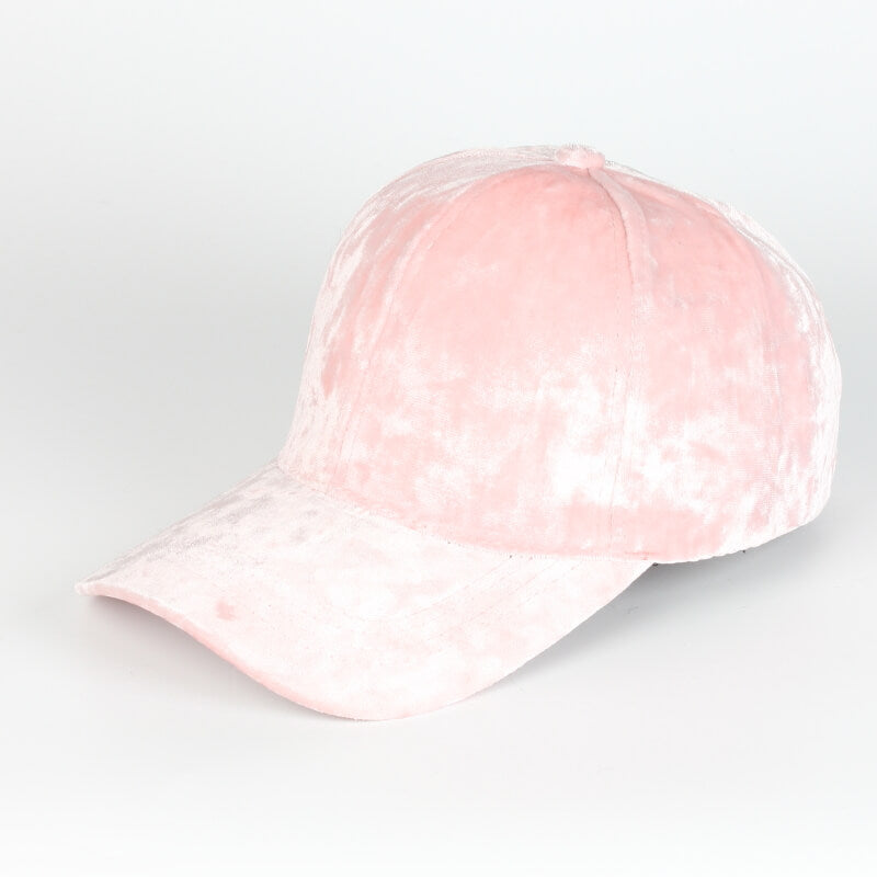 Sammet Kvinnor Cap-Accessories-Hemnix-Rosa-Hemnix