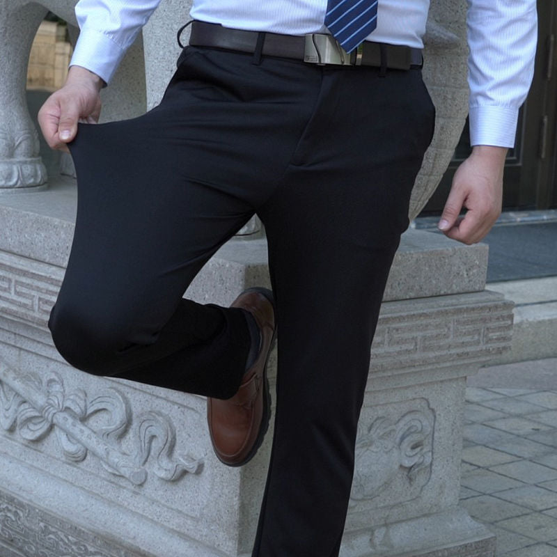 Formella byxor med stretch och skrynkelskydd-Clothes for women-bellasverige-Hemnix