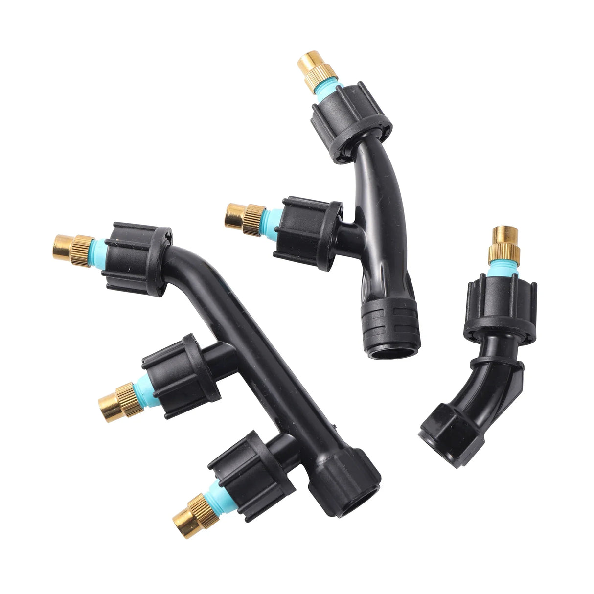 Carvallo dimspruta | 1–3-vägs mässingsdysa | Fin dimma för trädgård & växthus | 1/4" & 1/2" anslutning Carvallo