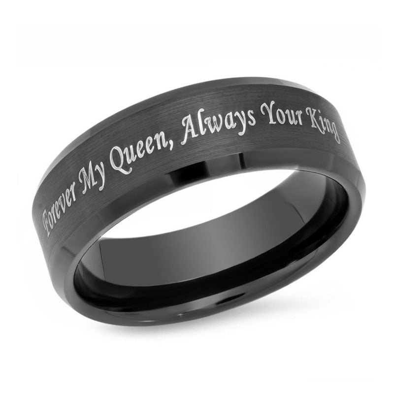 Svart par löftesring Bellasverige