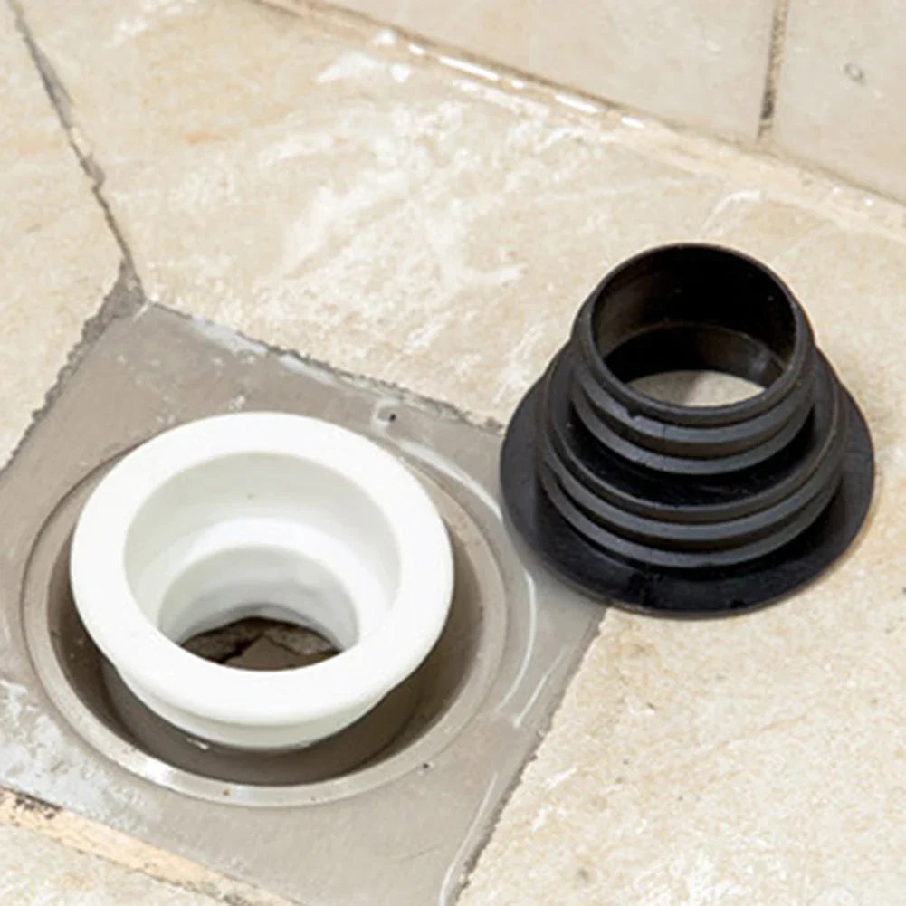 Carvallo Silikon-tätning ring för avloppsrör | Luktskydd & återflödeskydd | För kök, bad, tvättmaskin – 6×3,9×3,8 cm Carvallo