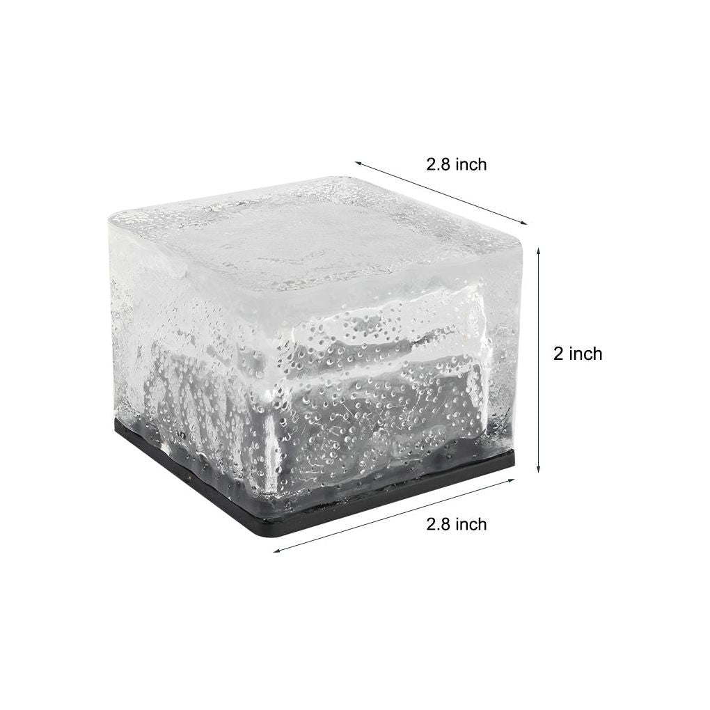 IceGlow Light - Vattentät Solenergi LED-lampa i isbitform Carvallo