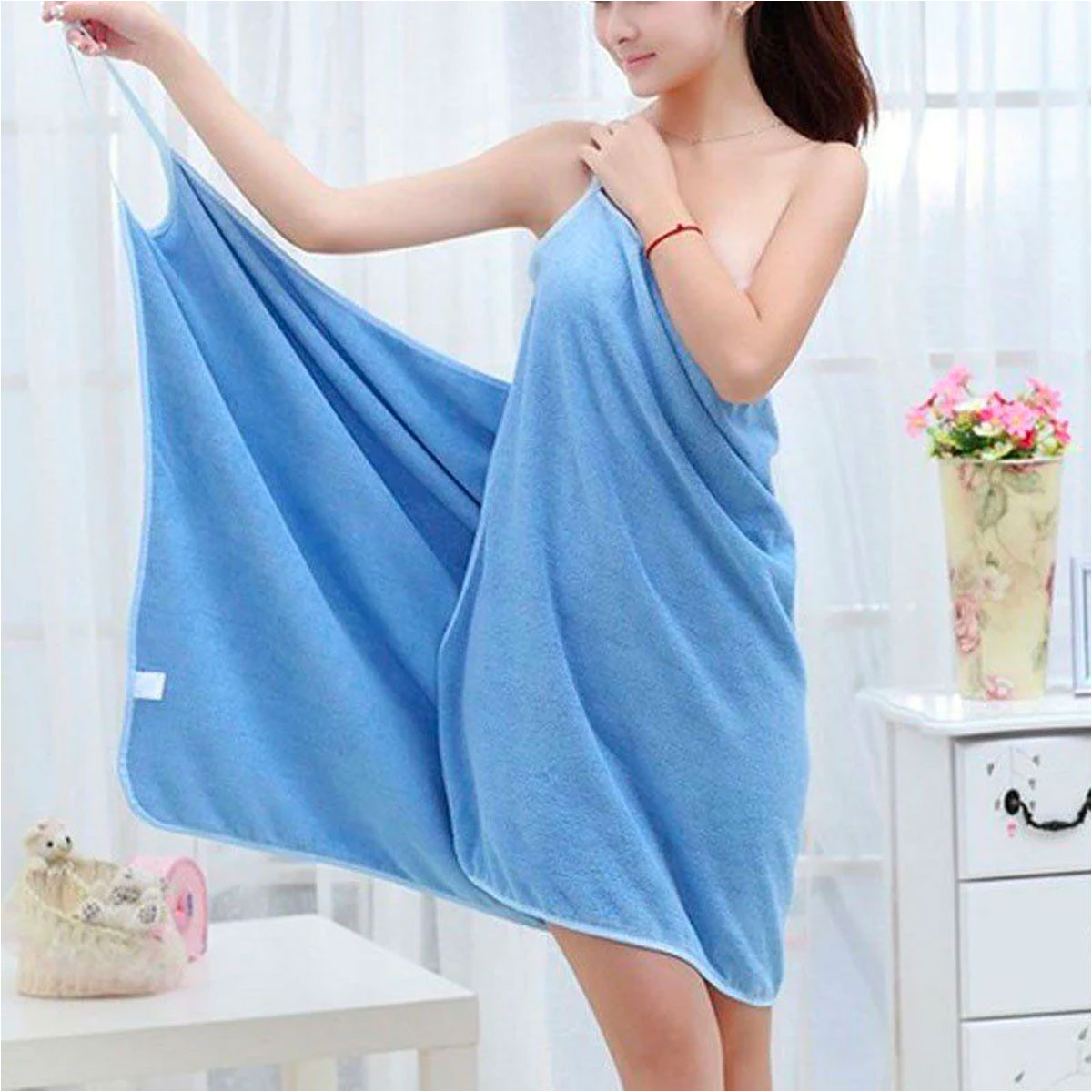 Handduk Wrap klänning-Clothes for women-Hemnix-Hemnix