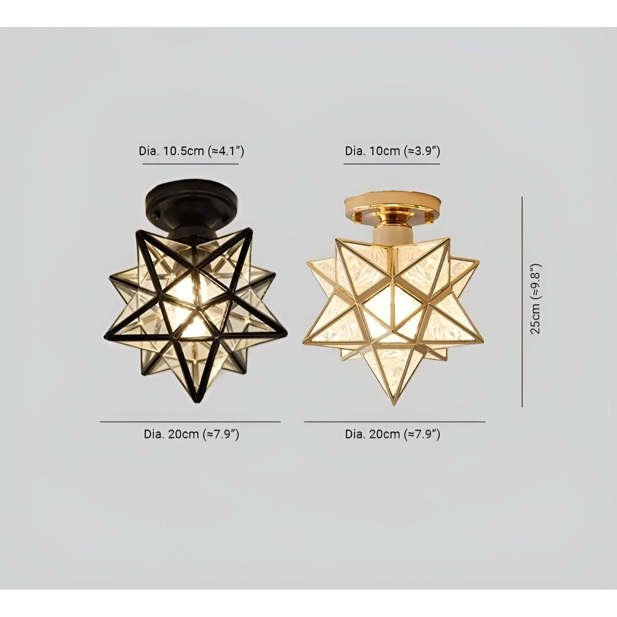 HaloStar Light - Elegant LED-takstjärneljus Carvallo