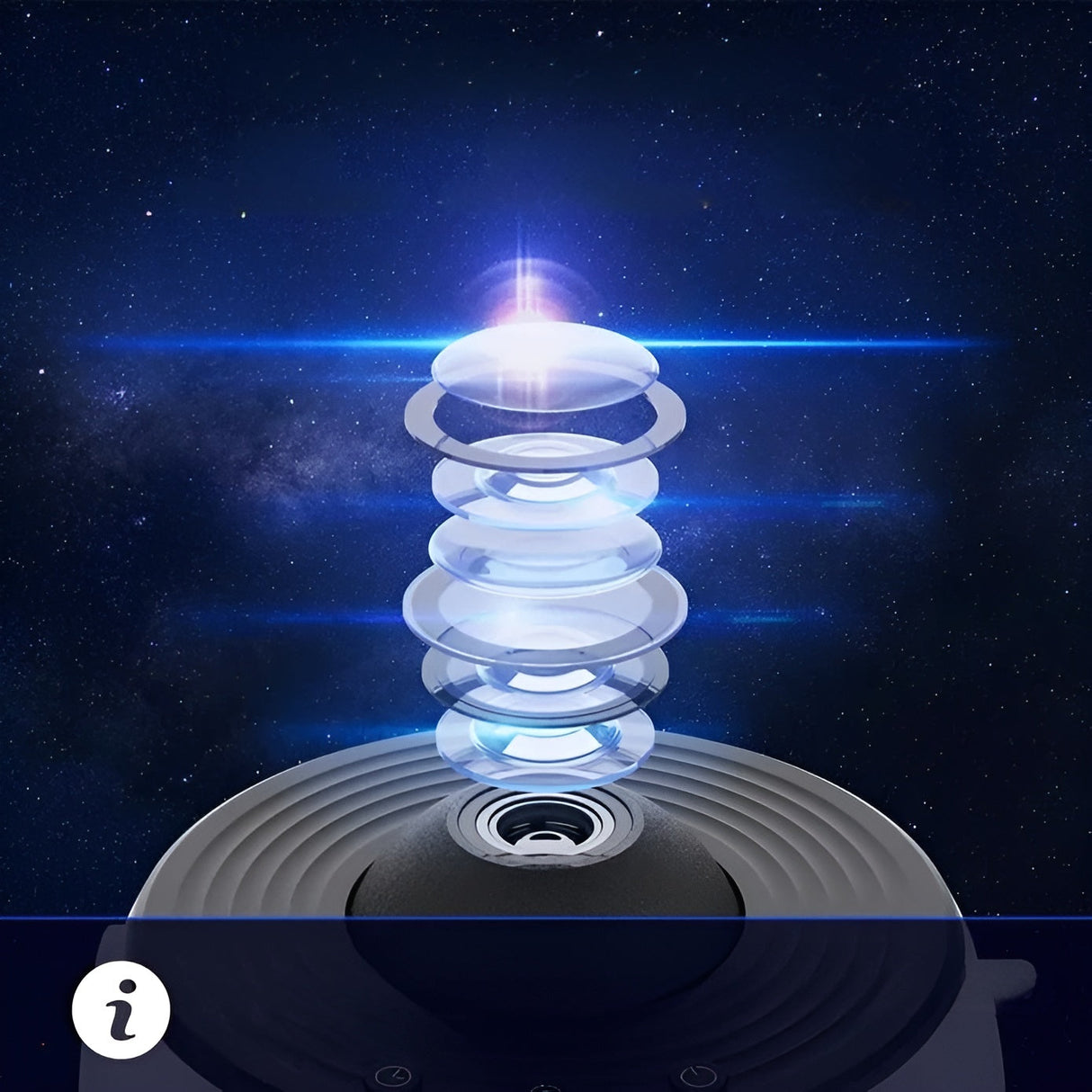 Projektorljus med 13 effekter – stjärnhimmel & galax | Stämningsfull nattlampa för sovrummet Carvallo