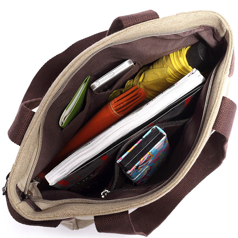 Katt broderi Canvas väska-Accessories-Bellasverige-Hemnix