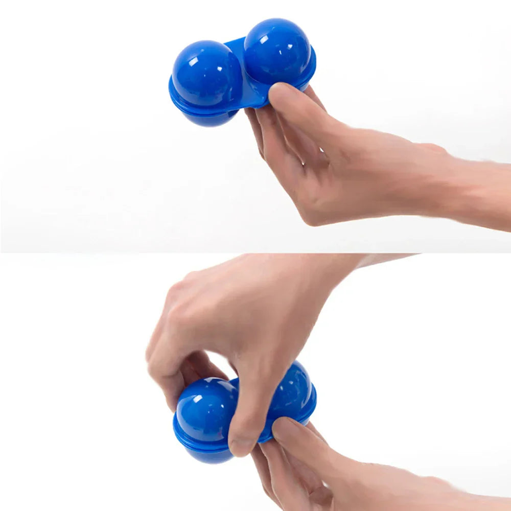 Carvallo Camping Äggbox i hårdplast | Stötsäker förvaringsbox för 2 ägg | Kompakt & Hygienisk | För utomhus, picknick & resor Carvallo