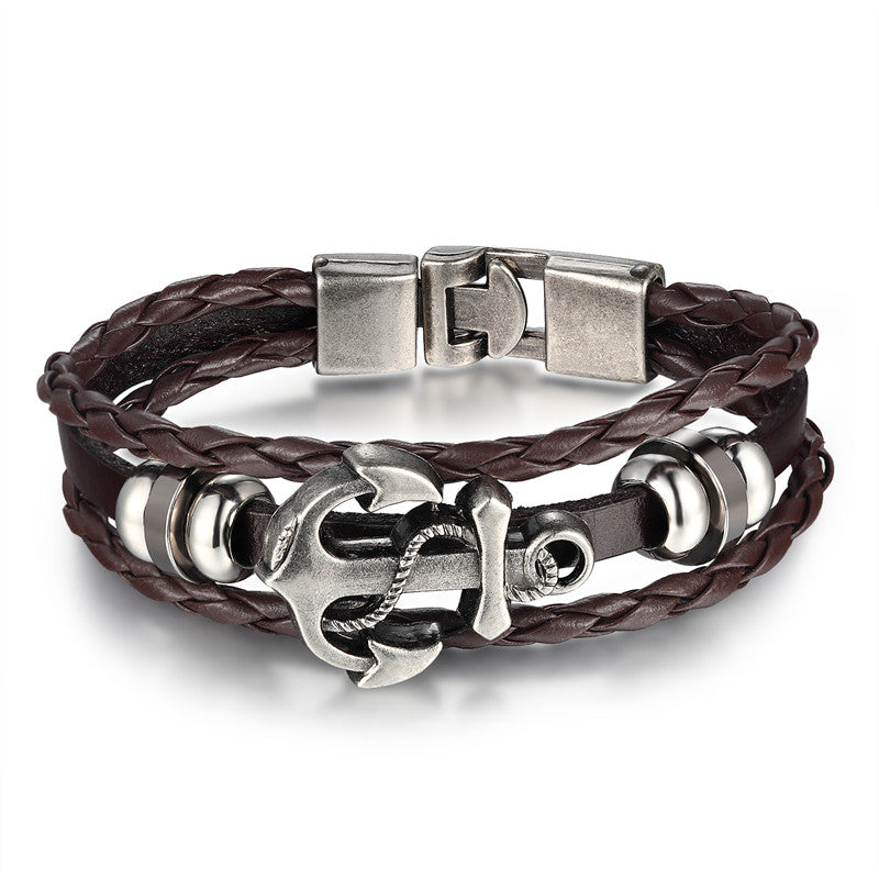 Ankare läderarmband Bellasverige