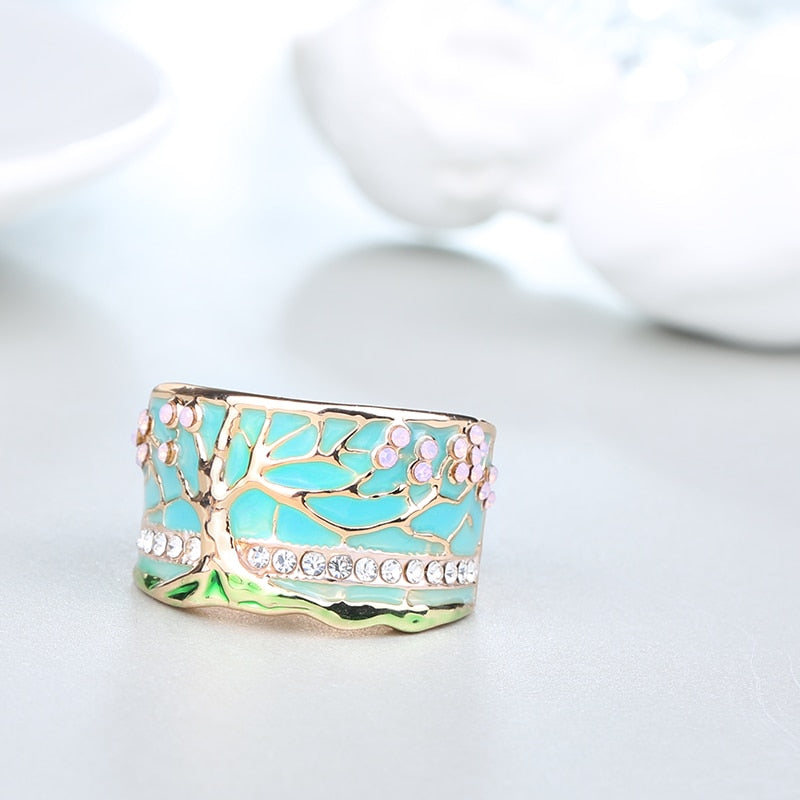 Lucky Tree Opal Ring-Jewelry for women-Hemnix-Hemnix