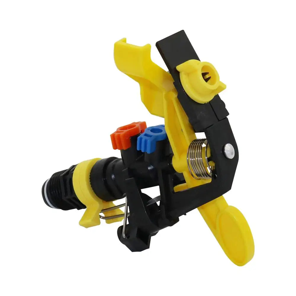 Carvallo Schlaghebel-sprinkler med jordspett | 360° rotation | Justerbar vattensprut för trädgård & jordbruk Carvallo