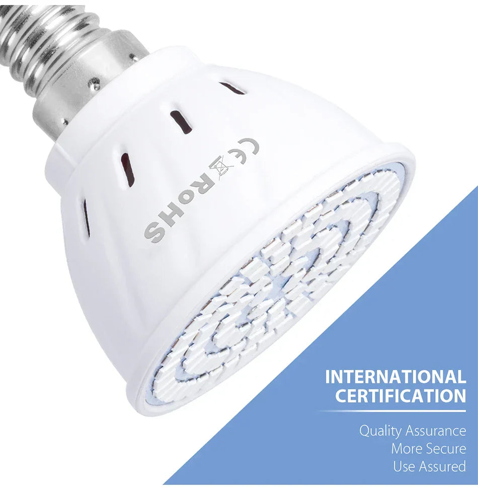 Carvallo LED | E27/E14/B22/GU10/MR16 | Fullspektrum | 48/60 LEDs för växt & blomning Carvallo