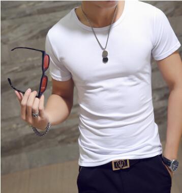 Skjorta med rund hals för män-Clothes for Men-Hemnix-Vit-M-Hemnix