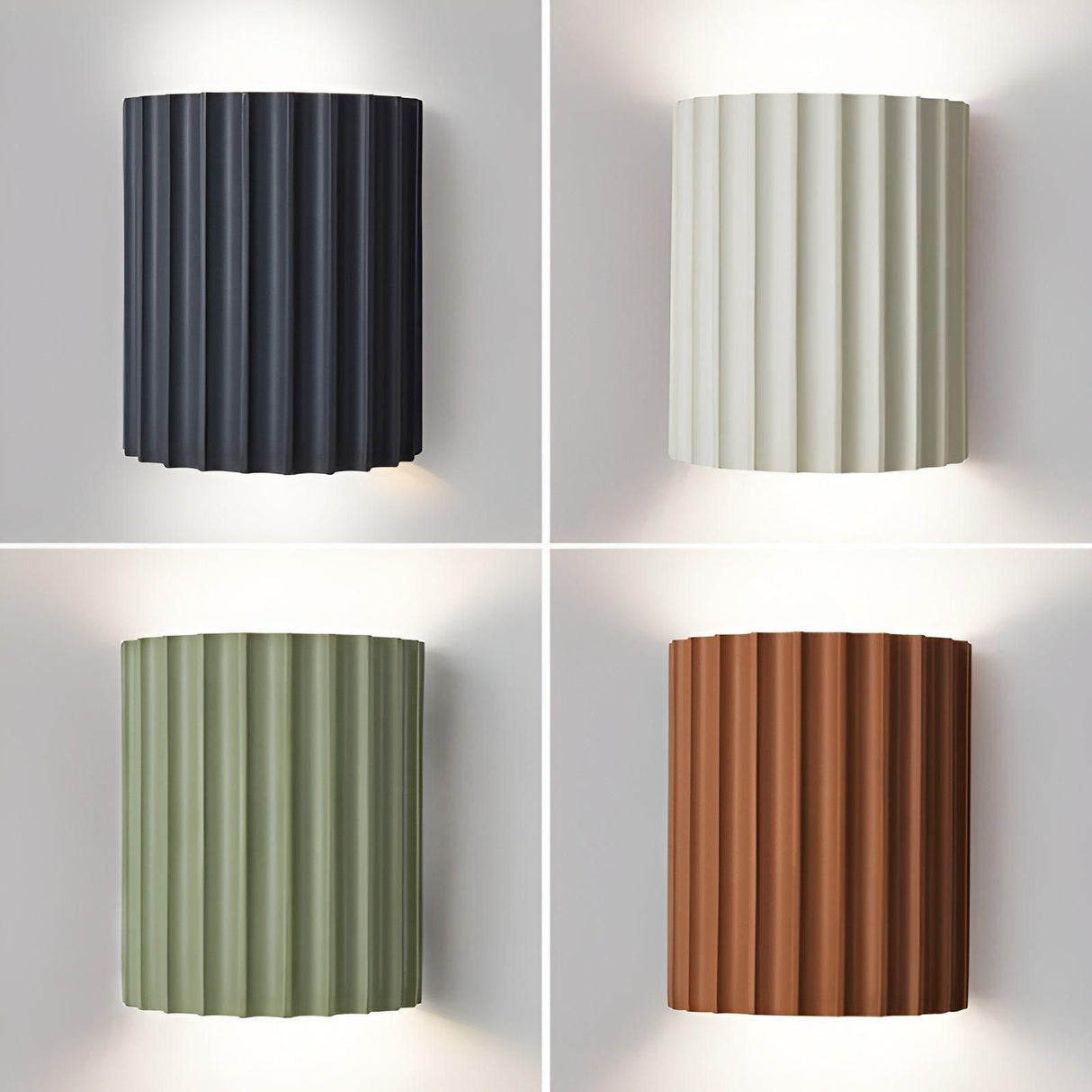LuminaChic Sconce - Minimalistisk modern LED-vägglampa Carvallo