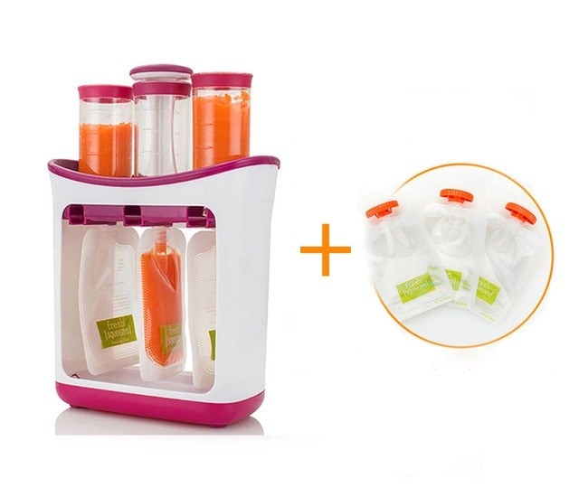 Barnens Food Squeeze Station-Kitchen-Hemnix-Maskin +10 påsar-Hemnix