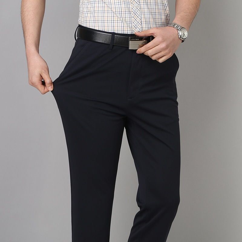 Formella byxor med stretch och skrynkelskydd bellasverige