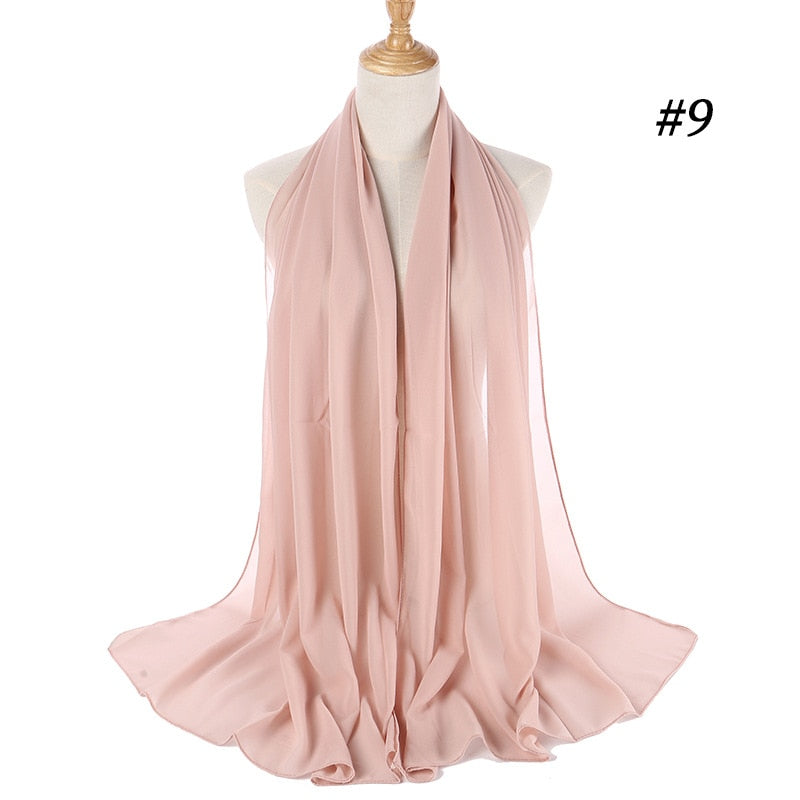 Chiffon Hijab pannband-Clothes for women-Bellasverige-Hemnix