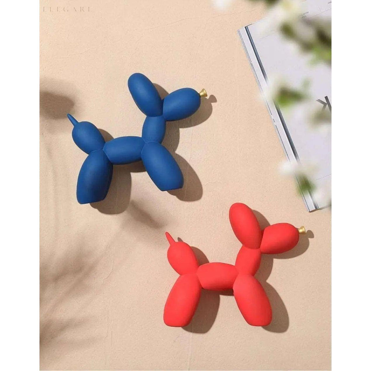 Haku - Ballonghundfigur med gyllene nos Carvallo