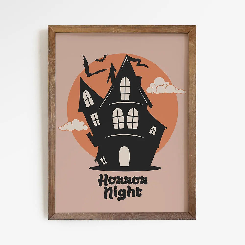 Halloween Canvas Väggkonst Carvallo