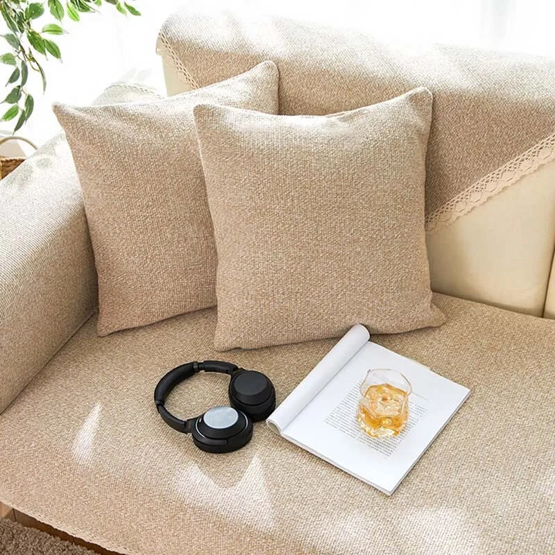 Handvävd bomull-linne halkfri sofföverdrag för alla säsonger Carvallo