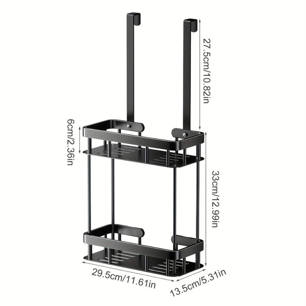 Rostfritt Stål Badrum Hängande Caddy Rack Carvallo