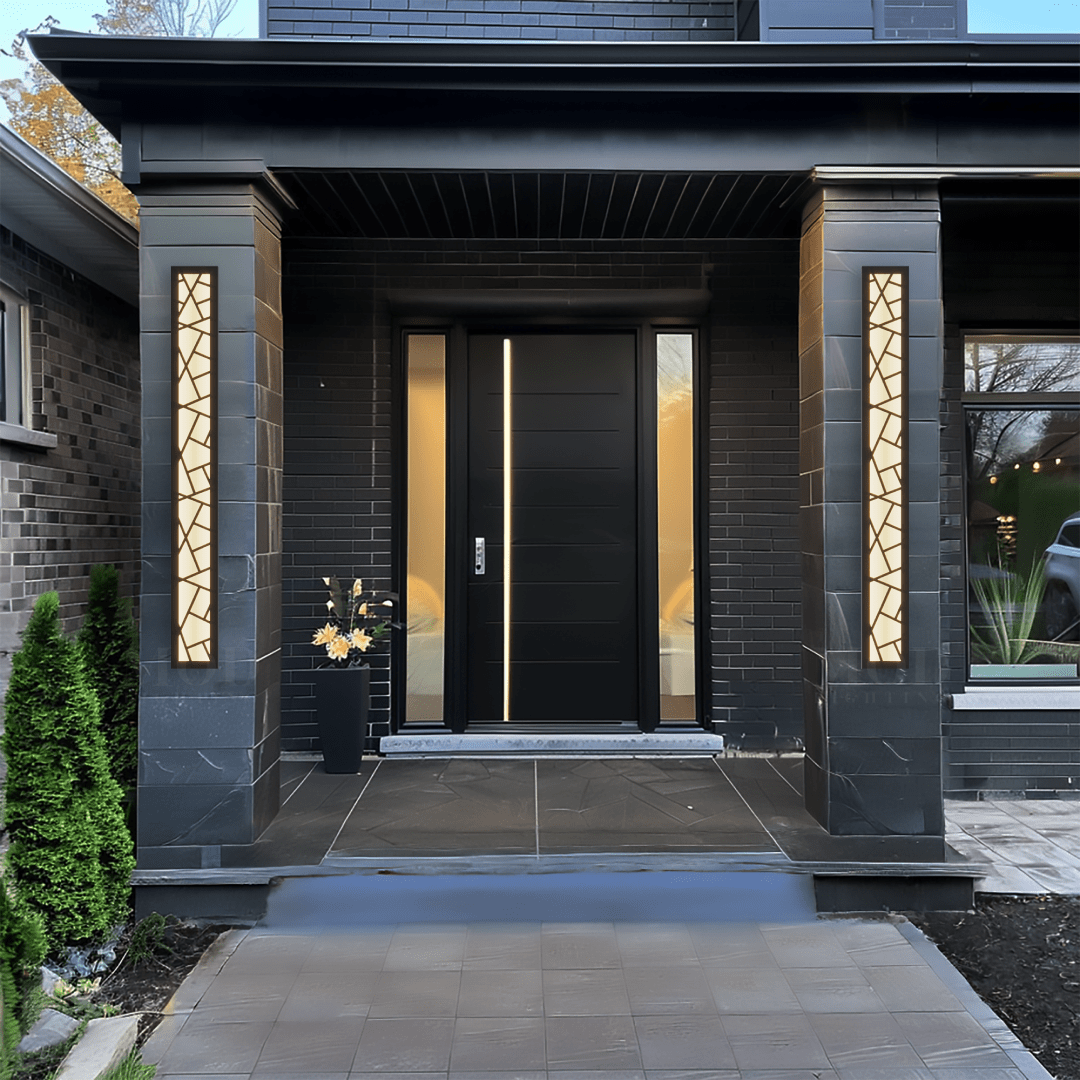 Vägglampa Modern Utomhus LED Panel Armatur Carvallo