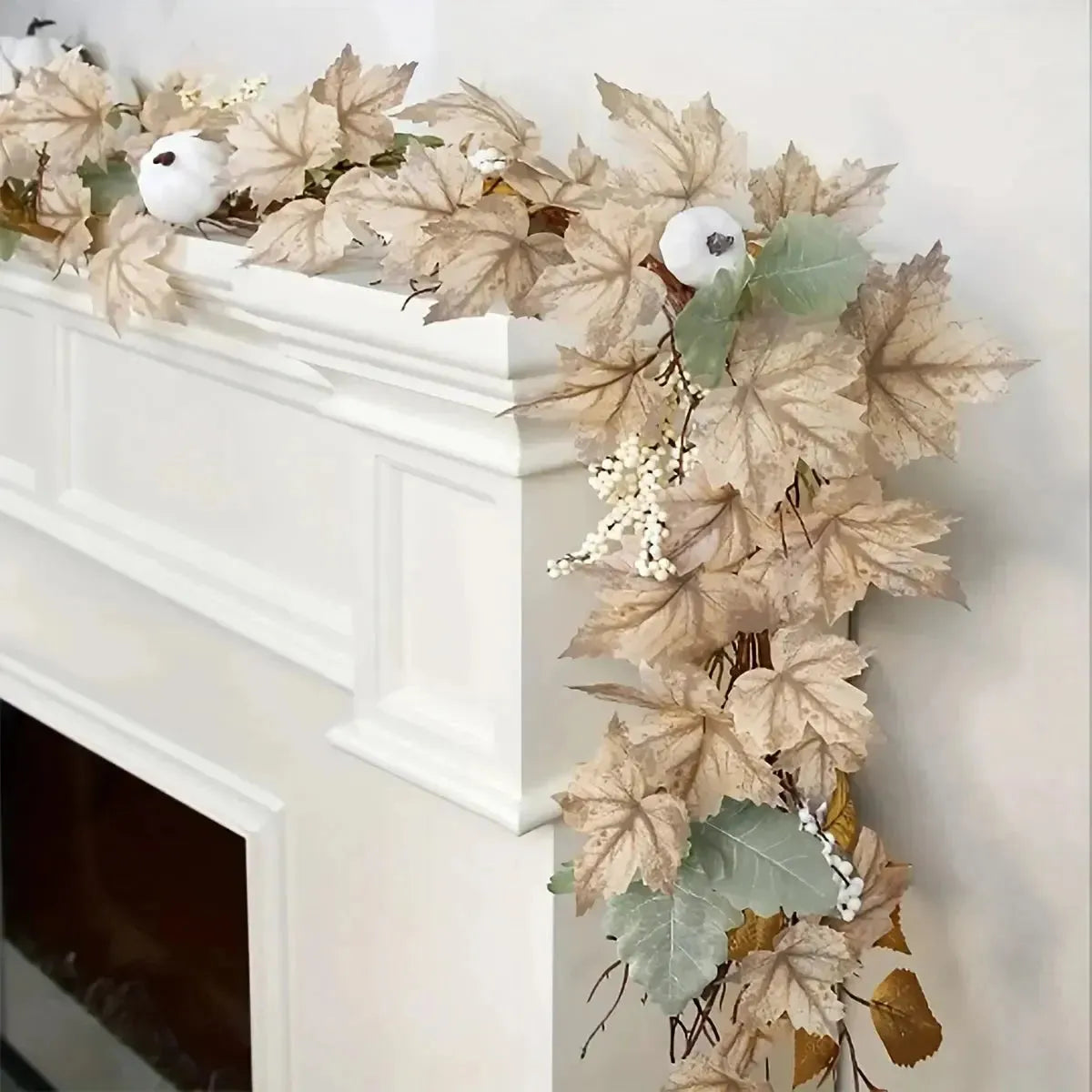 HarvestCharm Dekor - Hängande Höstlig Dörrdekoration för Halloween och Skördefesten Carvallo