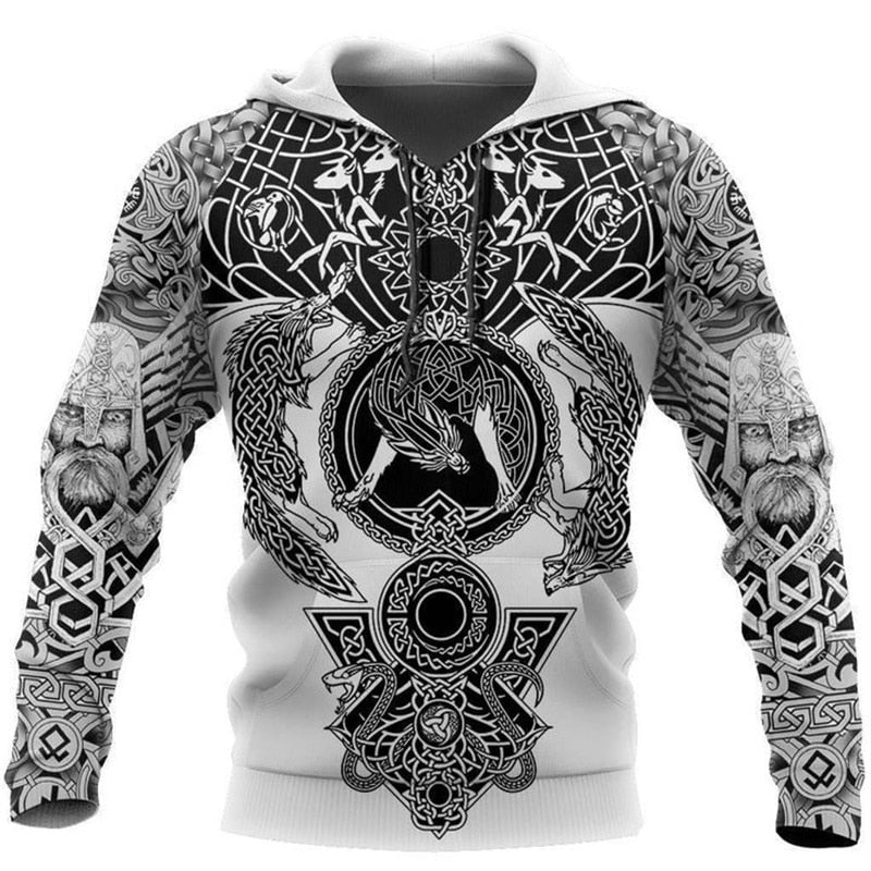 Viking Patrone Hoodie-Clothes for Men-Hemnix-Hemnix