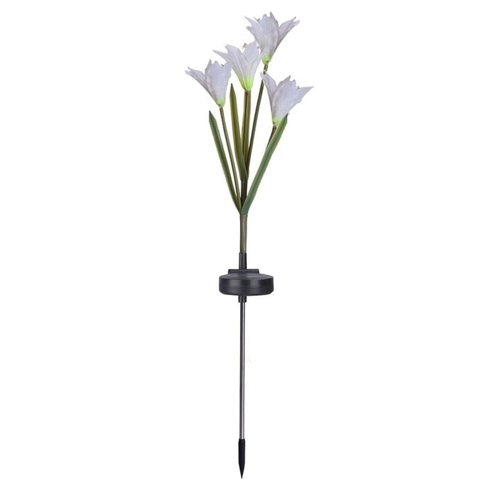 Lily Solar Garden Stake Lights-Lights-Hemnix-Vit-Hemnix
