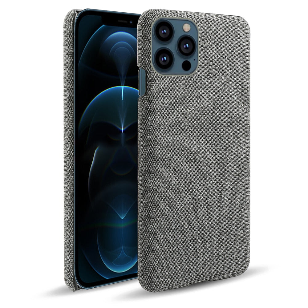 iPhone tygfodral-Phone Accessories-Hemnix-Mörkgrå-För iPhone X/XS-Hemnix