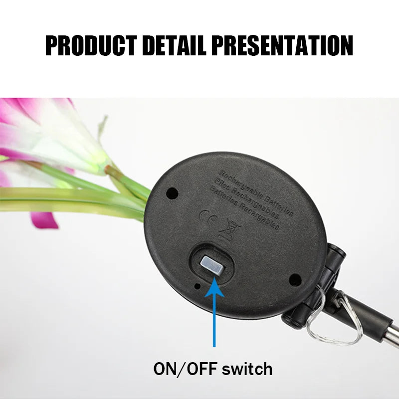 Carvallo SolarBloom Solar Trädgårdslampor LED Liljor | Dekolampa med ljussensor | För gård, gräsmatta & fester | Röd & Lila Carvallo