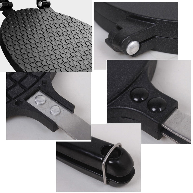 Carvallo Waffle Pan with Shape | Quick Breakfast Delight | For Children & Family | Stainless Steel with Non-Stick Handle Carvallo