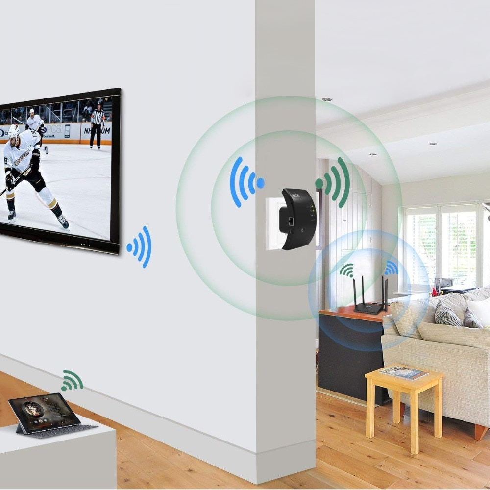 Trådlös WiFi-signal förstärkare – Pålitlig internetförlängning för hem och kontor Carvallo