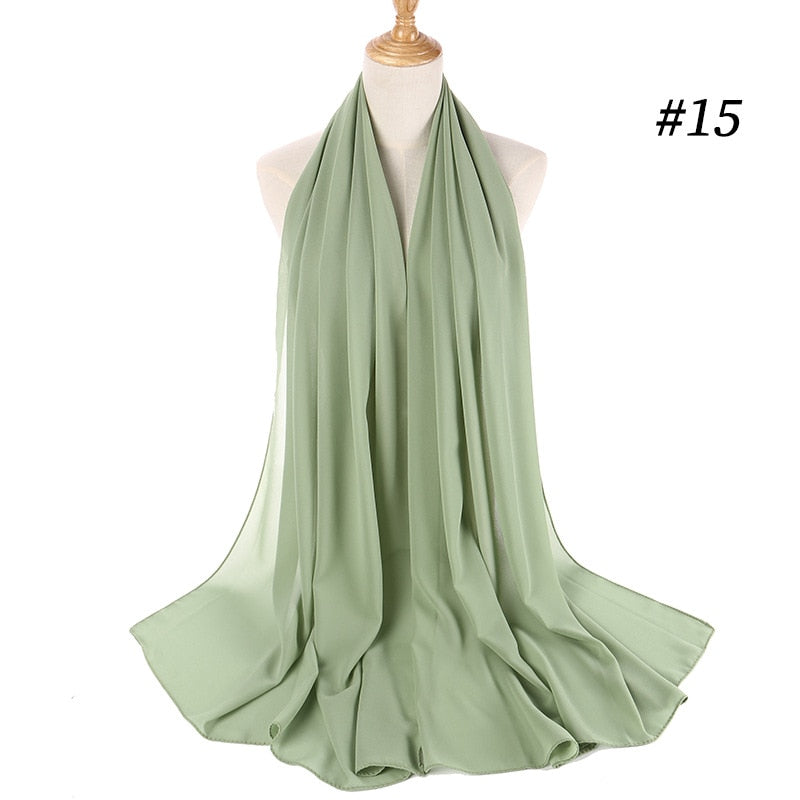Chiffon Hijab pannband-Clothes for women-Bellasverige-Hemnix