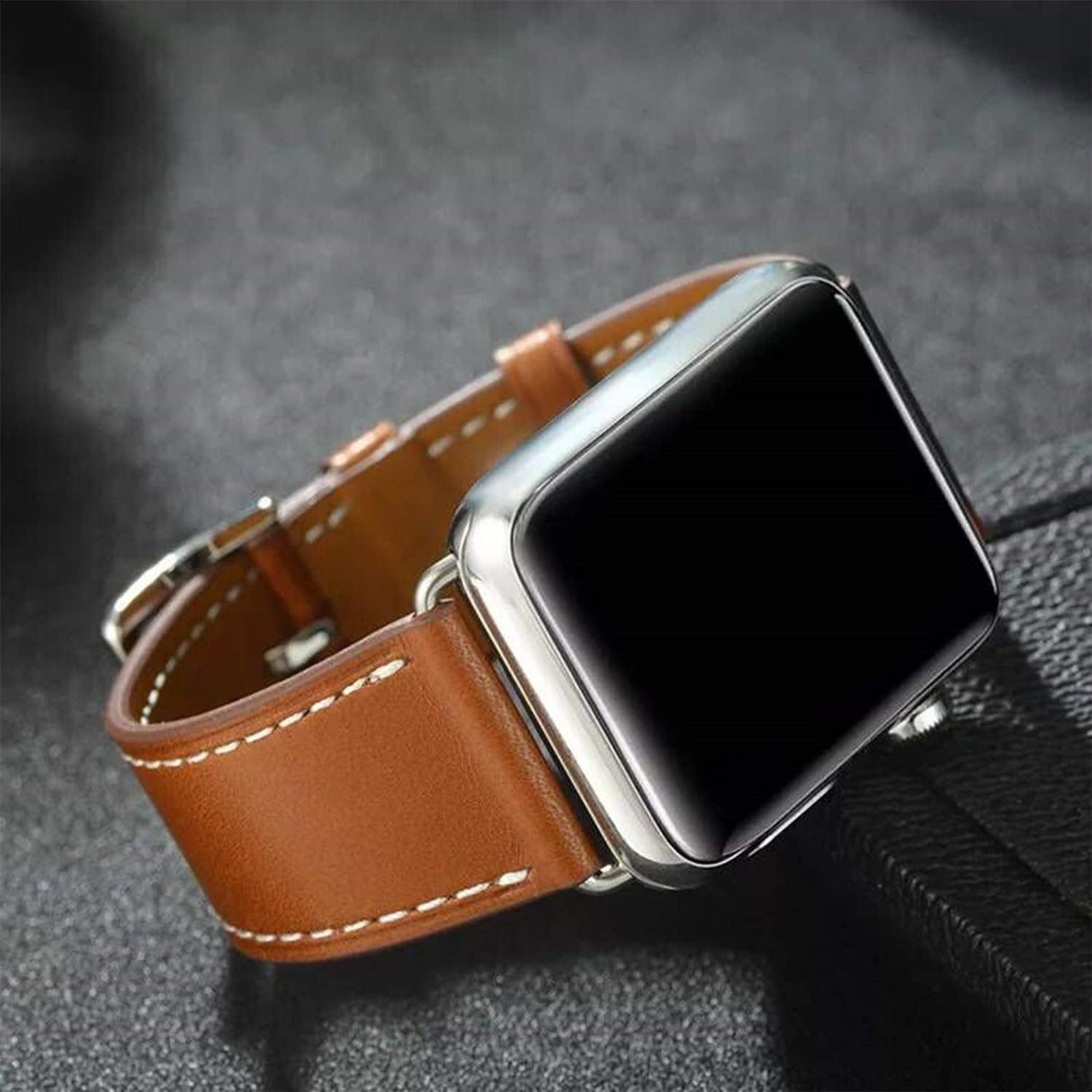 APPLE WATCH SYNTETISKT LÄDERREM-Watches for Women-Hemnix-Hemnix
