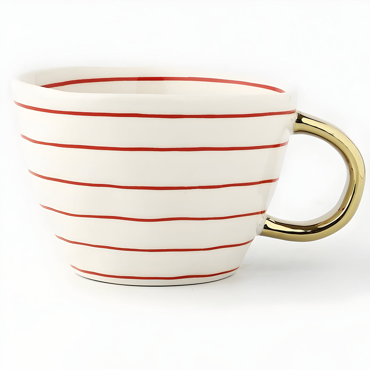 Keramikkopp med geometrisk design – Stilfull og moderne | Ideell for kaffe eller te Carvallo