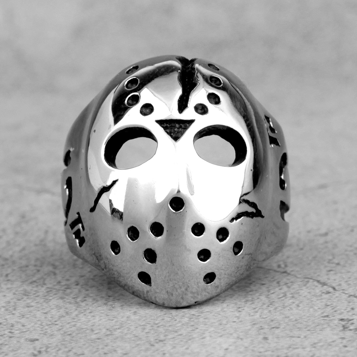 Fredag 13:e Jason Mask Ring-Jewelry for men-Hemnix-Hemnix