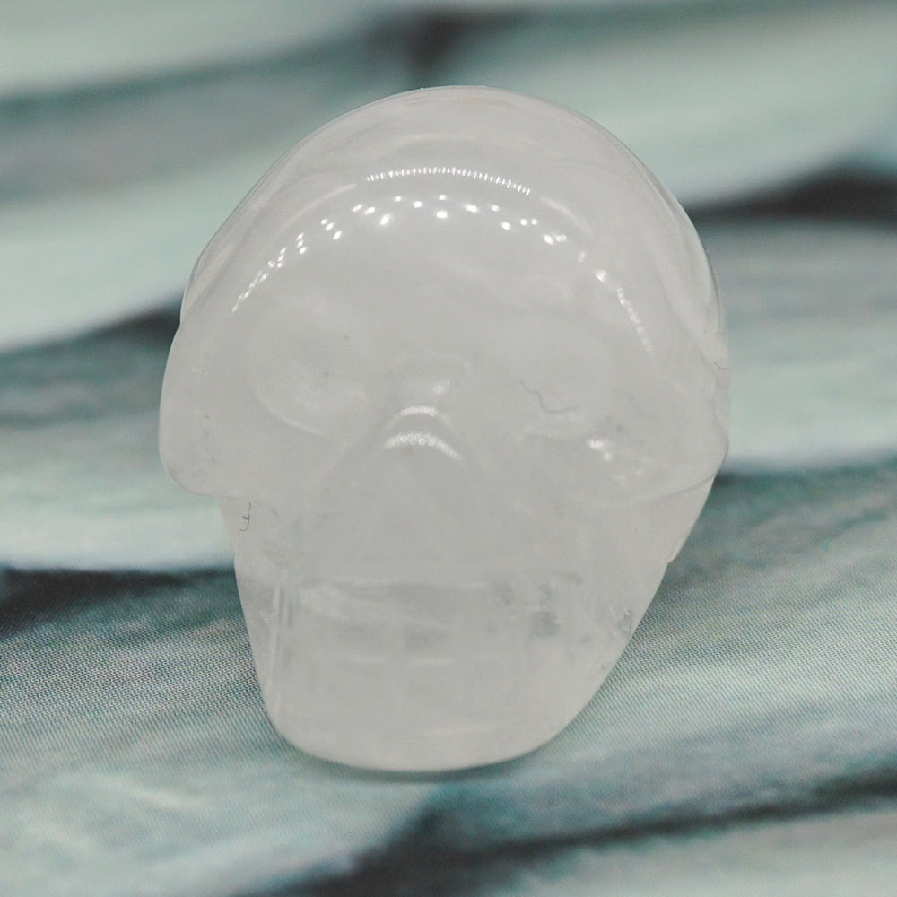 Naturlig dödskalle kristall sten-Watches for men-Hemnix-Kvartskristall-Hemnix